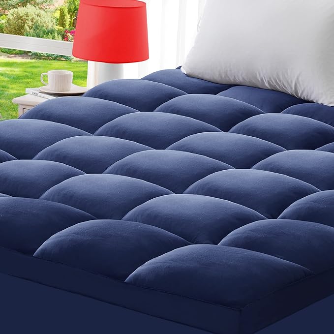 Queen Mattress Topper Pillow Top Extra Thick Cooling Mattress Pad Cover for Back Pain