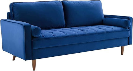 Valour Performance Velvet Upholstered Tufted Sofa