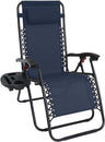 Zero Gravity Adjustable Reclining Patio Chair Lounge Chair with Removable Pillow