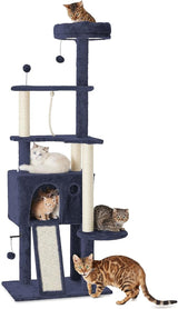 64in Large Cat Tree Cat Tower for Indoor Cats