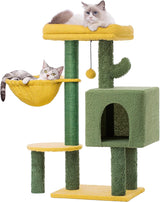 Cactus Cat Tree 34 Inches Cute Cat Tower with Padded