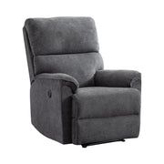 Nuvatech Minimalist Electric Recliner Chair in Grey Front View