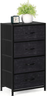 Dresser for Bedroom, Fabric Dresser with 4 Drawers, Small Chests of Drawers for Closet