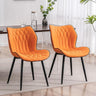 Dining Chairs Set of 2, Upholstered Faux Leather Kitchen & Dining Room Chairs