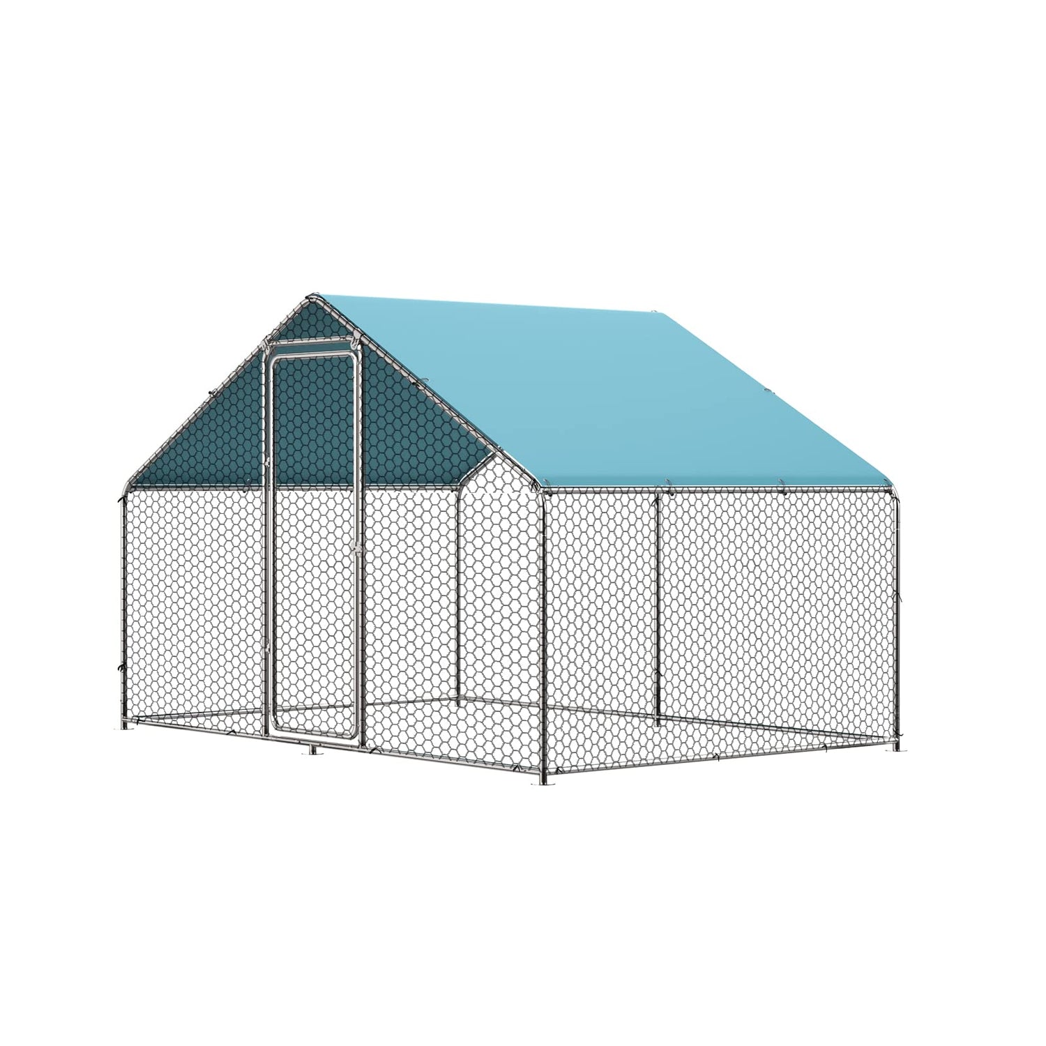 PVC-coated hex mesh chicken run for outdoor safety