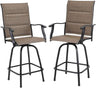 Outdoor Swivel Bar Stools Set of 2