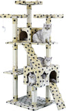 72" Tall Extra Large Cat Tree Kitty Tower Condo Cat House