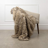 Heavyweight Super Soft Luxury Faux Fur Oversized Throw Blanket  Bleached Finn