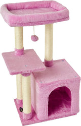 Cute Cat Tree Kitten Cat Tower for Indoor Cat Condo Sisal Scratching