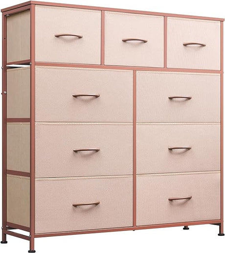 9-Drawer Dresser, Fabric Storage Tower for Bedroom, Hallway, Entryway, Closet, Tall