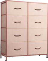 Fabric Dresser for Bedroom, Tall Dresser with 8 Drawers, Storage Tower