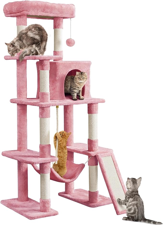 Cat Tree Cat Tower 63 Inches Multi Level Cat