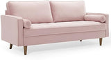 Valour Performance Velvet Upholstered Tufted Sofa