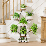 PlantNest 50 corner plant stand with LED grow lights