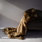 Heavyweight Super Soft Luxury Faux Fur Oversized Throw Blanket  Bleached Finn