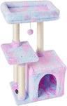 Cute Cat Tree Kitten Cat Tower for Indoor Cat Condo Sisal Scratching