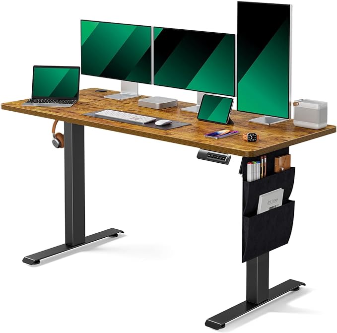 Standing Desk Adjustable Height 55x24 Inch, Electric Standing Desk