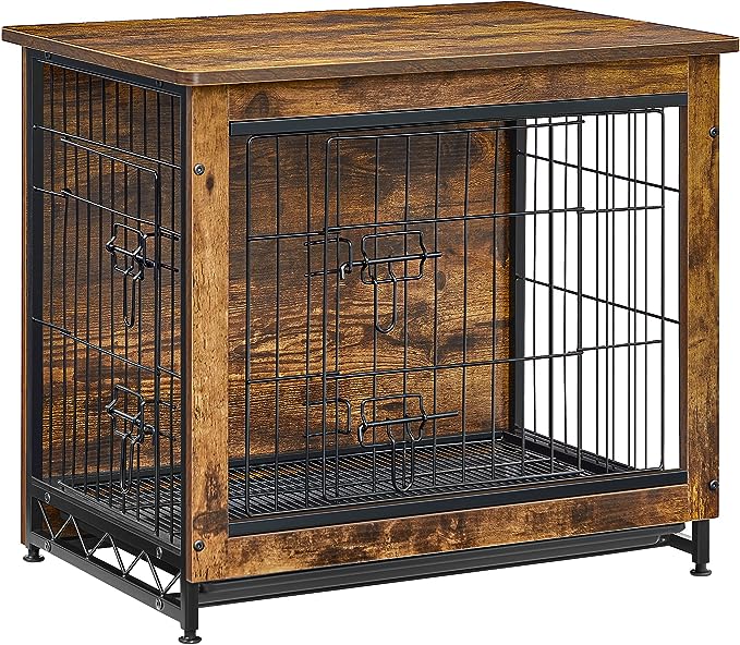 Dog Crate Furniture, Side End Table, Modern Kennel for Dogs ,Heavy-Duty Dog Cage