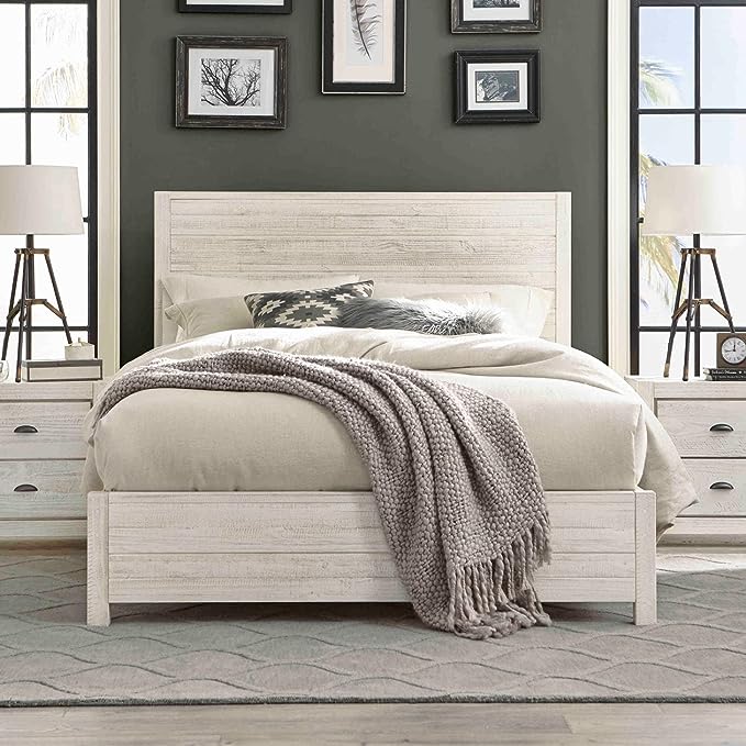 Montauk Solid Wood Bed, Queen Size