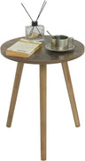 Round Side Table, Small End Table Nightstand Accent Table