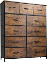 11-Drawer Dresser, Fabric Storage Tower for Bedroom, Hallway, Closet, Tall Chest