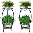 Rustproof Tall Iron Plant Holder for Home & Garden