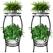 Rustproof Tall Iron Plant Holder for Home & Garden