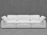 3-Piece Modular Sofa - Customizable Sectional for Modern Living Rooms