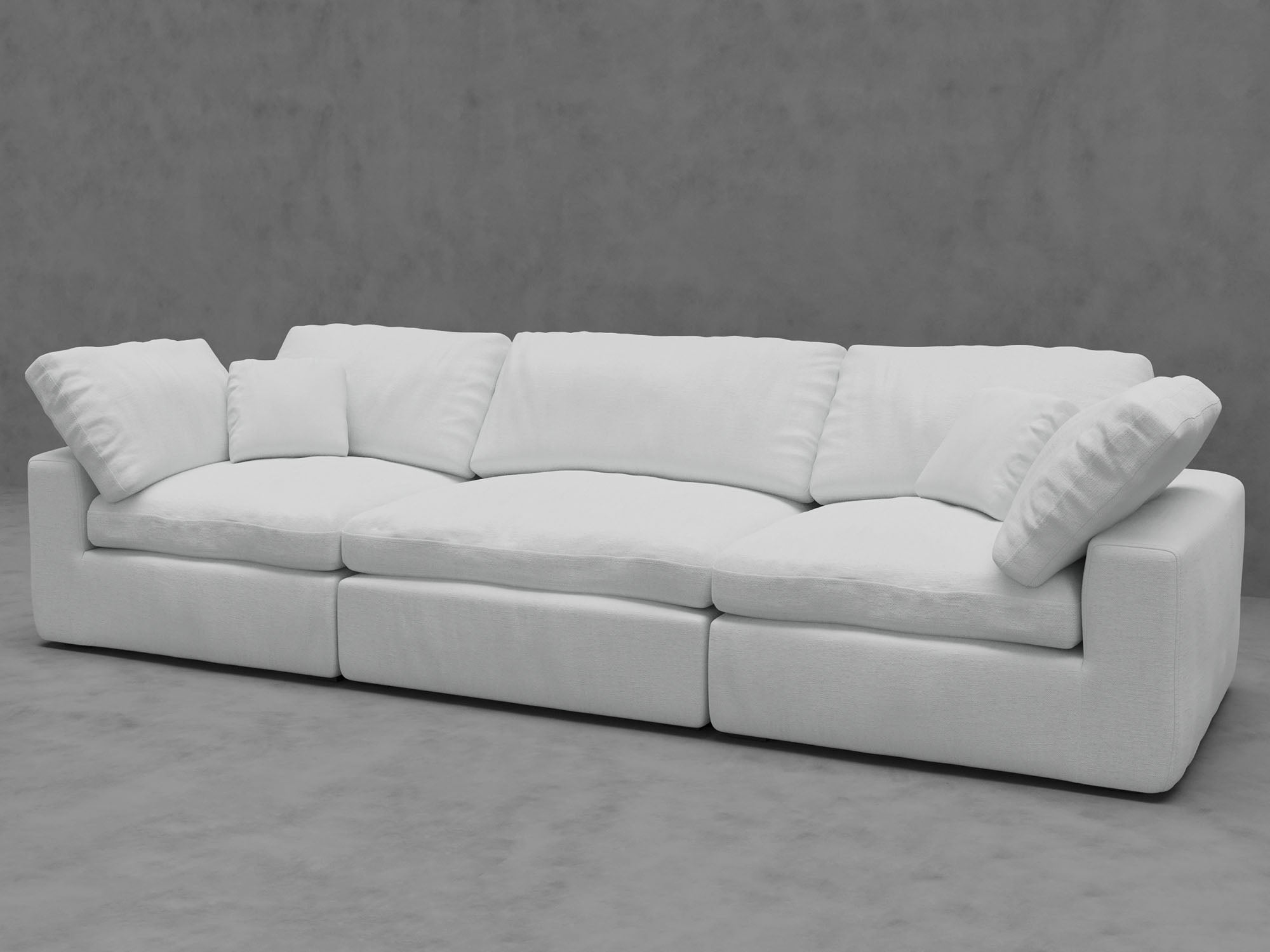 3-Piece Modular Sofa - Customizable Sectional for Modern Living Rooms