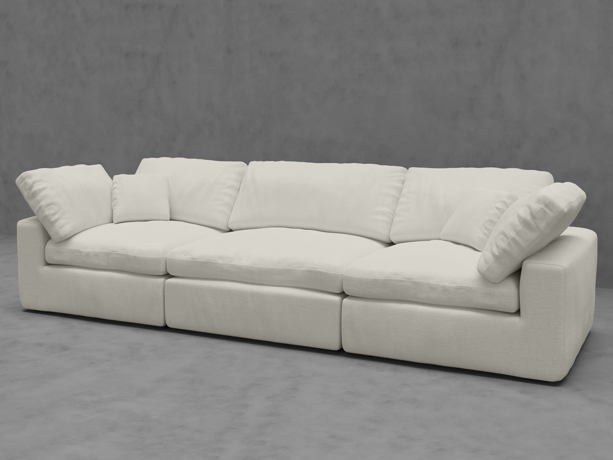 3-Piece Modular Sofa - Customizable Sectional for Modern Living Rooms