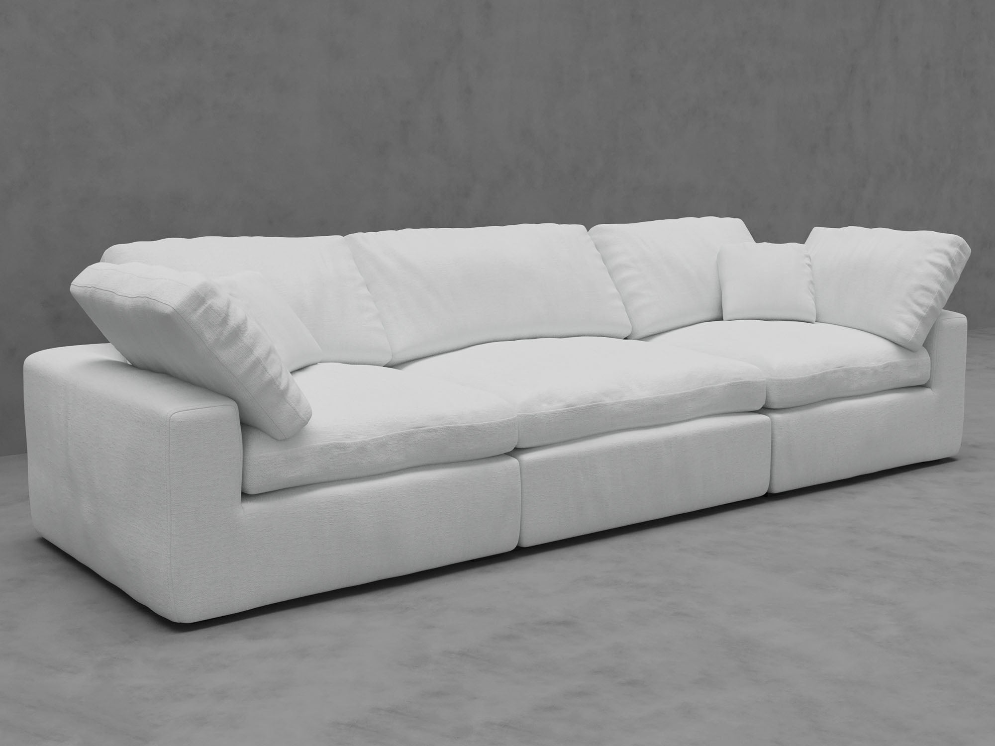3-Piece Modular Sofa - Customizable Sectional for Modern Living Rooms