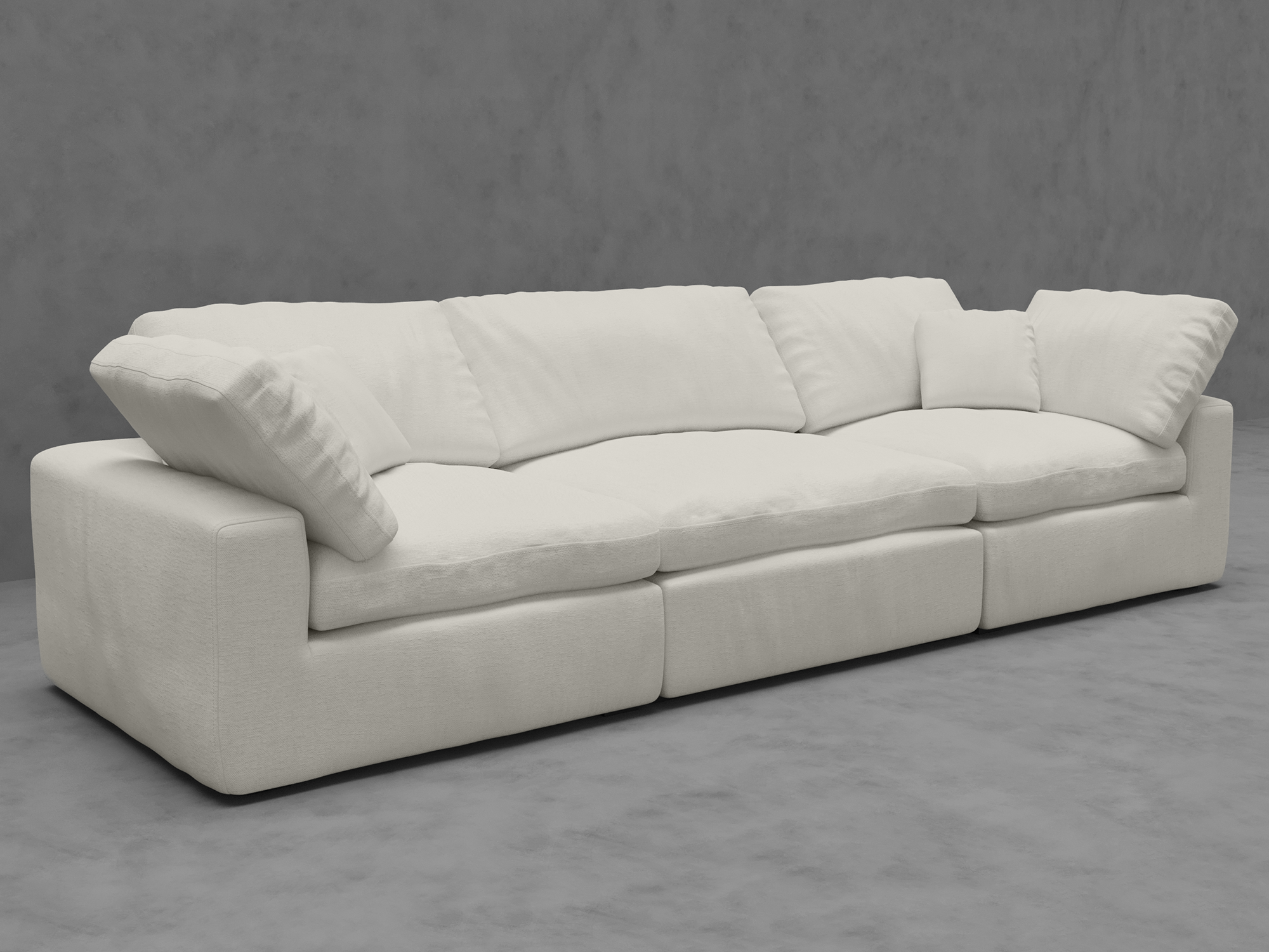 3-Piece Modular Sofa - Customizable Sectional for Modern Living Rooms