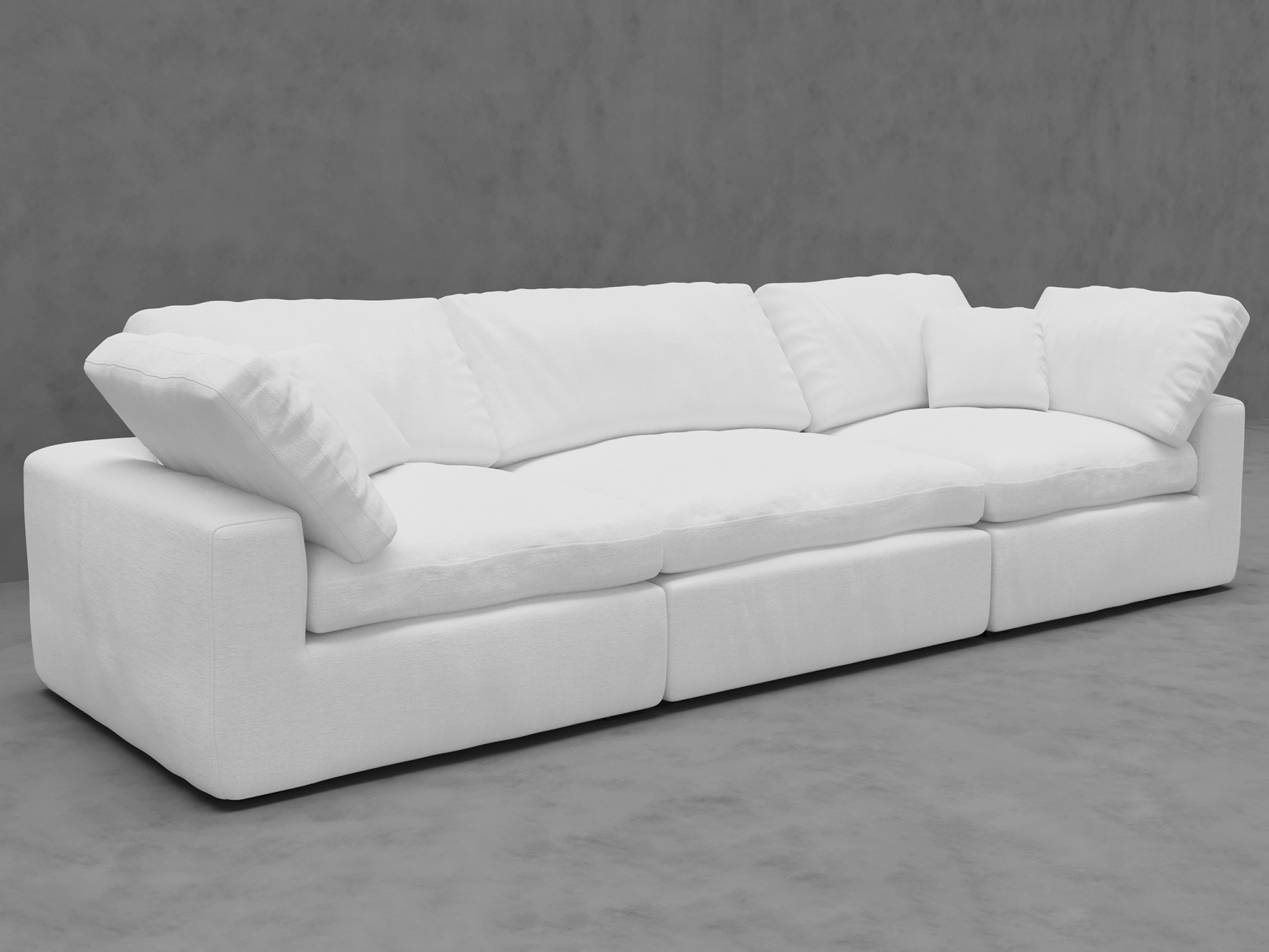3-Piece Modular Sofa - Customizable Sectional for Modern Living Rooms