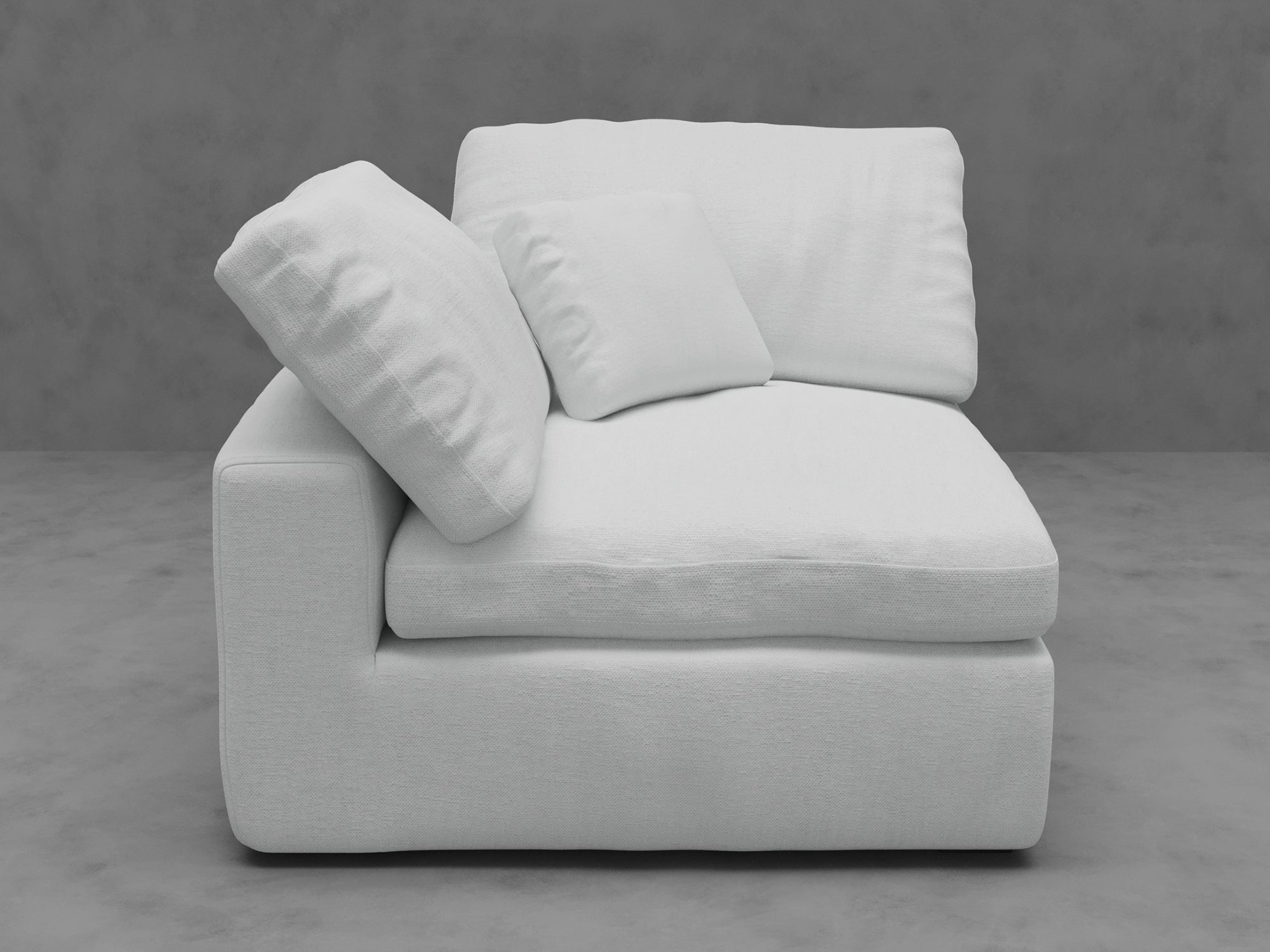 Modular Corner Chair with Down-Blend Cushions - Moisture-Repellent Fabric
