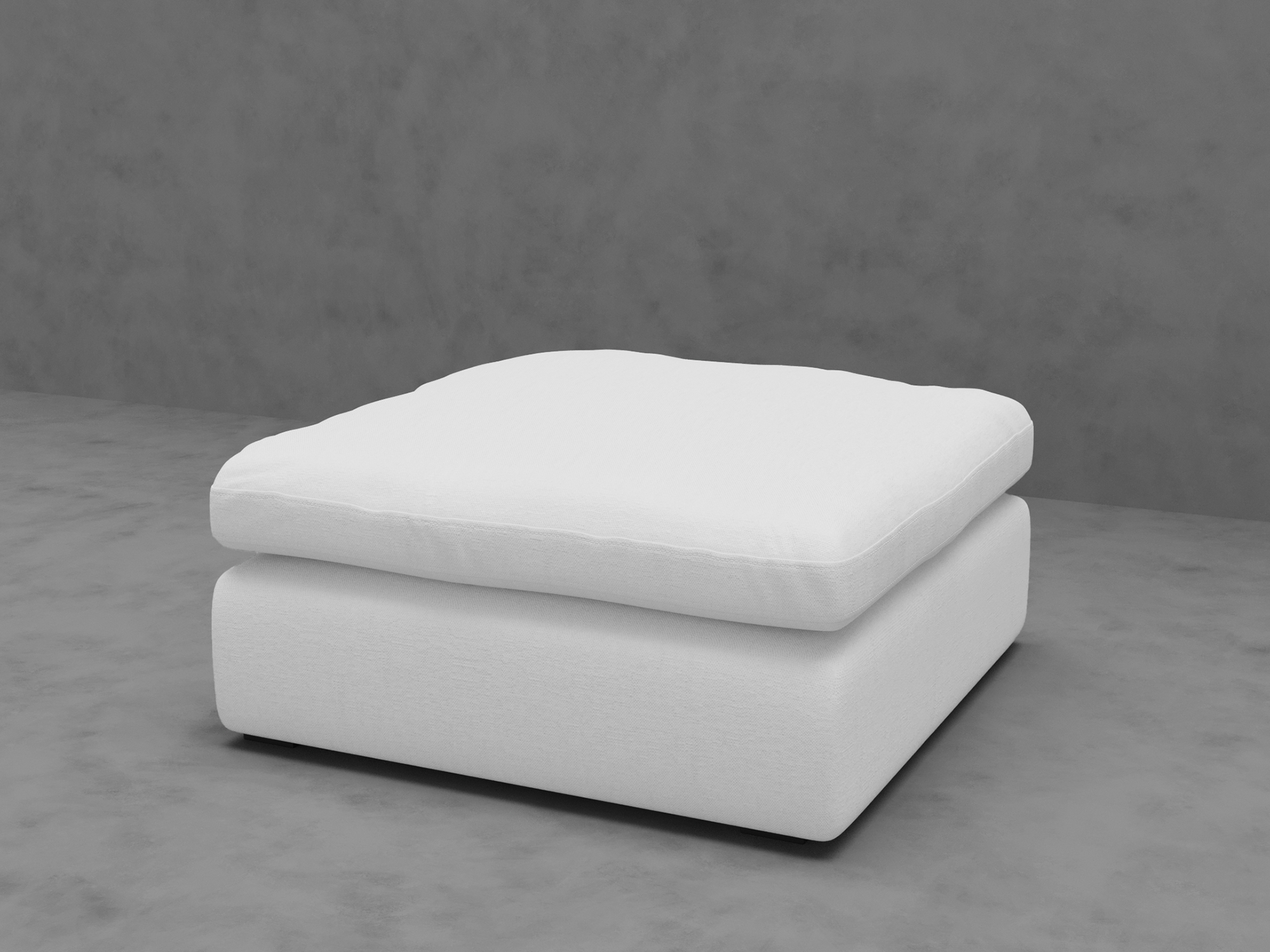 Down-Blend Modular Ottoman with Removable Cover - 44x44