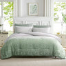 Queen Comforter Set, Bed in a Bag 7-Pcs, Boho Floral Print Bedding