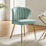 Velvet Dining Chairs, Modern Small Armless Accent Chair