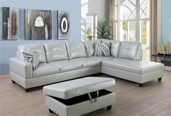 Furniture Sectional Sofa Set Living Room Sofa Set Leather Sectional Sofa