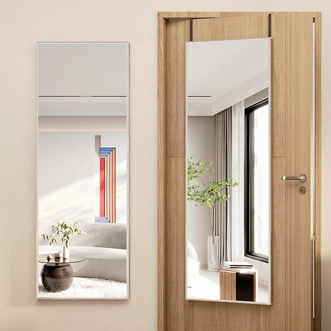 Wall Mounted Mirror, 47"x14" Full Body Mirror, Full Length Mirror