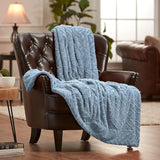 Premium Soft Cloud Faux Fur Throw Blanket - Plush, Soft Sherpa & Minky Blanket