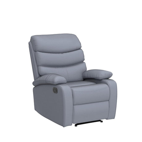 SnugEase Small Recliner Chair in Light Grey Tech Fabric