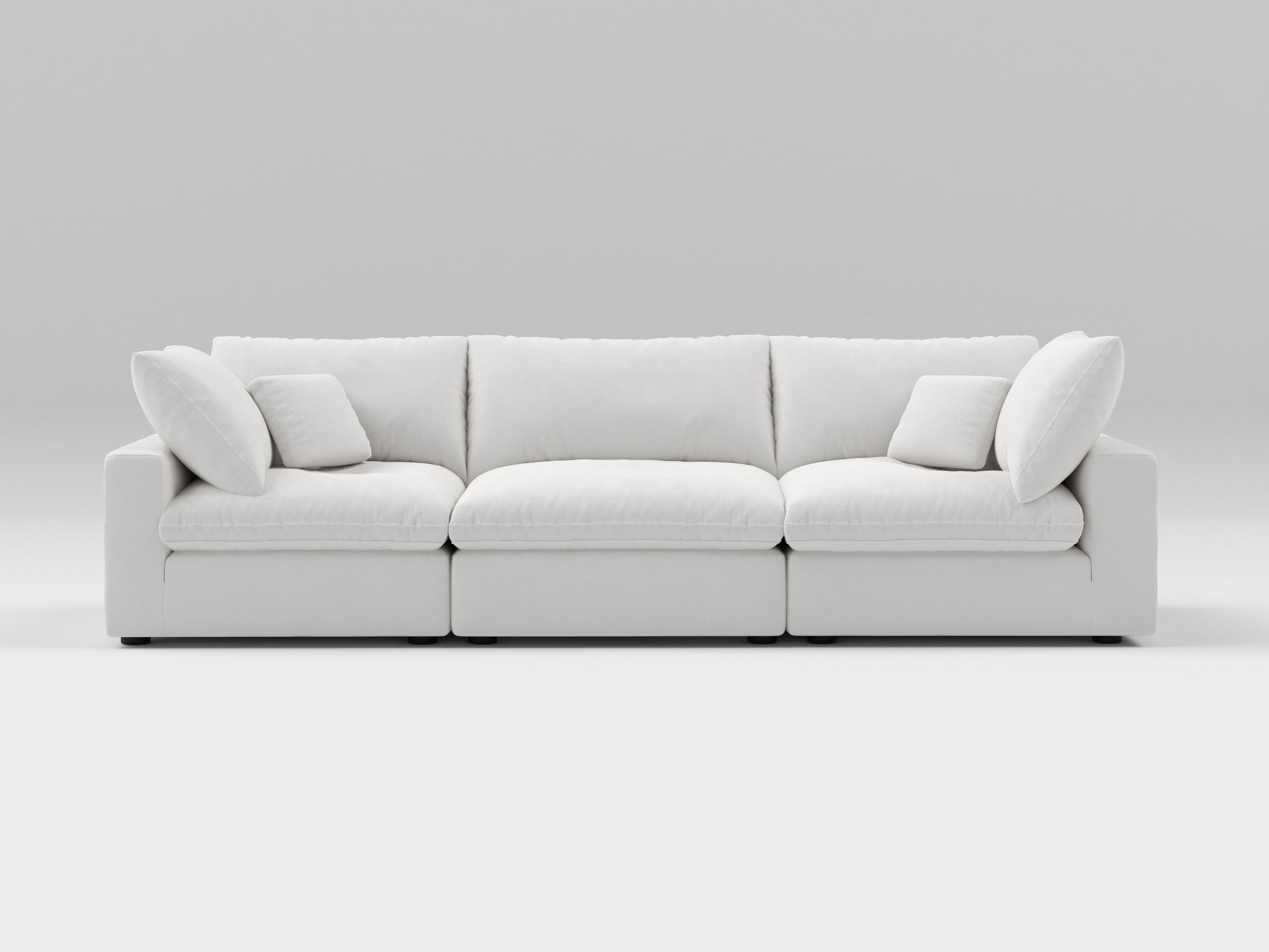 3-Piece Modular Sofa - Customizable Sectional for Modern Living Rooms