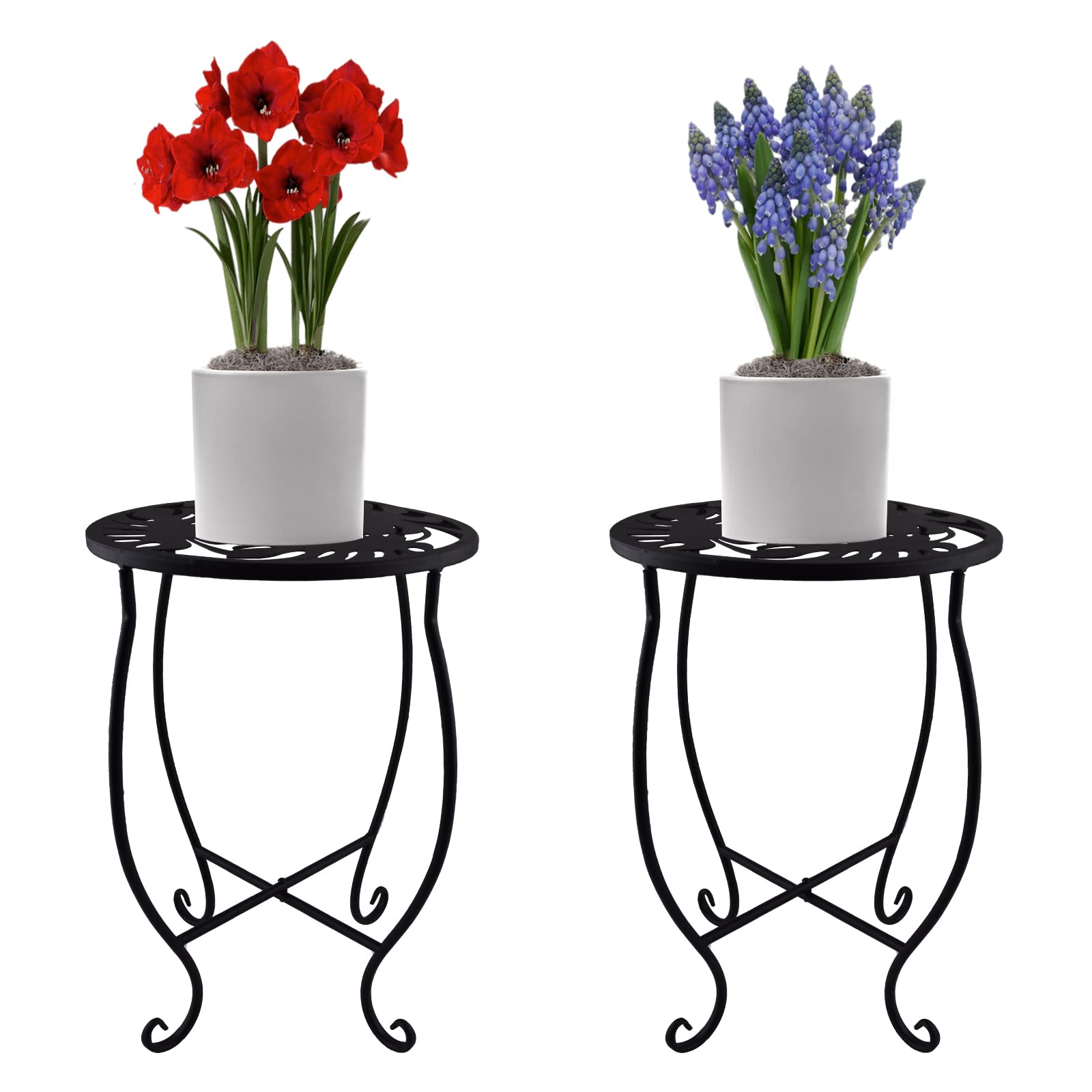 Space-Saving 5-Tier Metal Stand for Plants & Storage