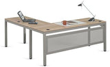 Spacious Modular Workstation with Storage & File Cabinets