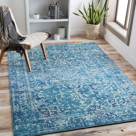 Janine Vintage Medallion Area Rug