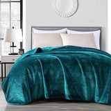 Heavy Single Ply 9 Lbs Korean Style Faux Mink Blanket, 750GSM Thick Silky Soft Plush