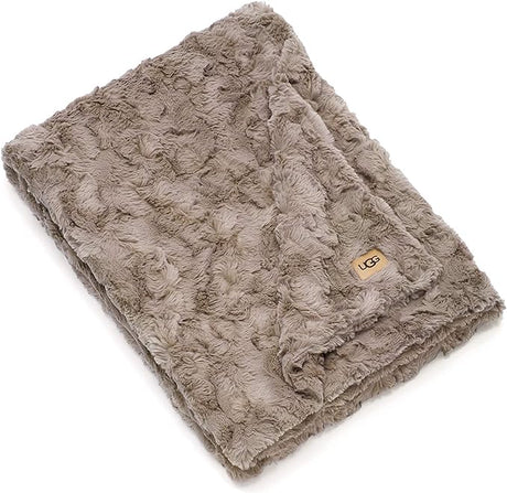 Adalee Soft Faux Fur Reversible Accent Throw Blanket Luxury Cozy Fluffy Fuzzy