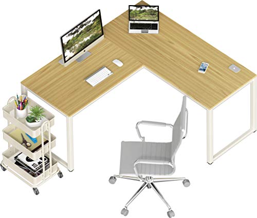 Vista Key Double Ped Desk - Modern Office Workstation with Storage