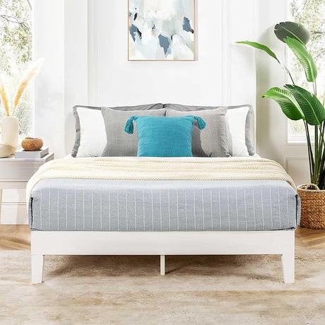 Naturalista Classic - 12 Inch Solid Wood Platform Bed with Wooden Slats