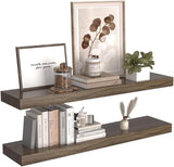 Floating Shelves, Wall Hanging Wood Shelf for Rustic Home Decor, Bathroom, Bedroom